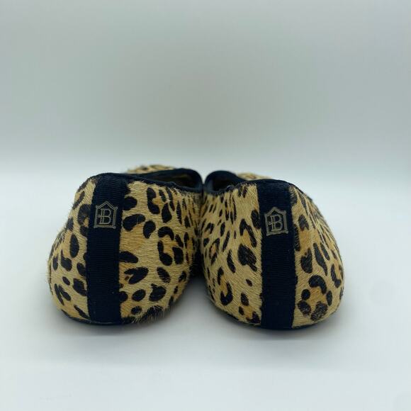 Birdies Women size 8 The Blackbird Cheetah Print Loafers Flats Slides Calf Hair - Picture 4 of 8